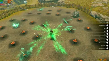 v1.1 Added Toggleable Visual Effects - Harvest Spell in action