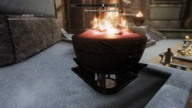 Before - Why does the brazier have buttons?