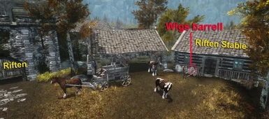 Location of free wigs for helmets  Riften Stable