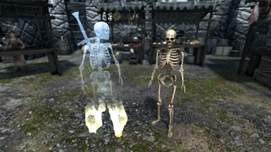 Skeleton Skin and Ghost FX.