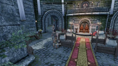 Solitude Wedding - before - after the quest - everything remains