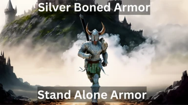 STANDALONE Silver Bone Armor For Males