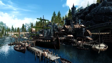 Solitude Docks Updated + DK's Realistic Nord Ships