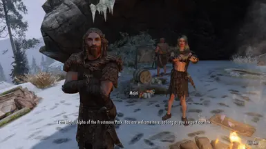 non-werewolf visiting