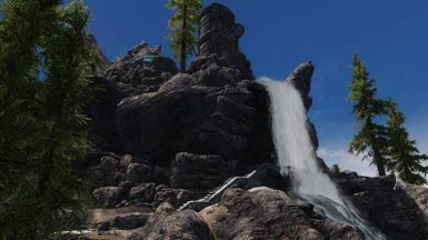 Mountain Summit Waterfall