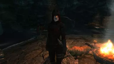 The Dark Necromancer Fiya preparing to Summon an Ancient Vampire