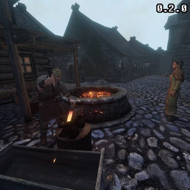 0.2.0 on/off showing pronounced bloom on an overcast day in Riften