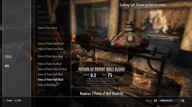 Potion of Potent Wolf Blood