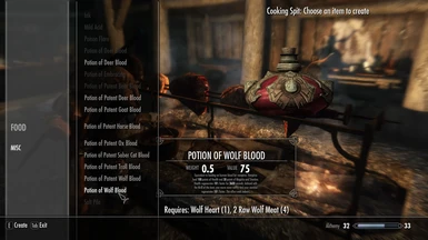 Potion of Wolf Blood