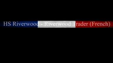 HS Riverwood - Riverwood Trader (French)