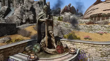 Mesh from LeanWolf's Better-Shaped Talos Statue with Greatsword