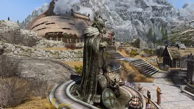 Mesh from LeanWolf's Better-Shaped Talos Statue with Greatsword