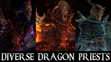 Diverse Dragon Priests - Fathom's Creature Series