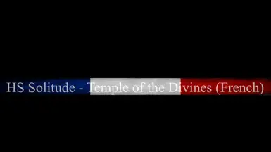 HS Solitude - Temple of the Divines (French)