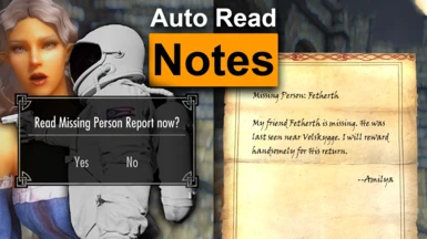 Auto Read Notes