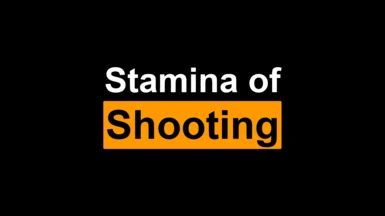 Stamina of Shooting - drawing bow costs stamina