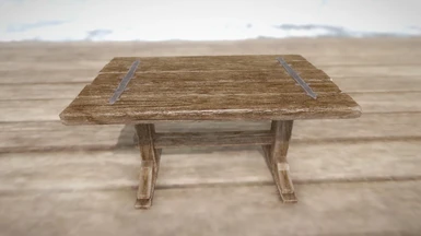 Table 12 - Wooden Table (J0Y)