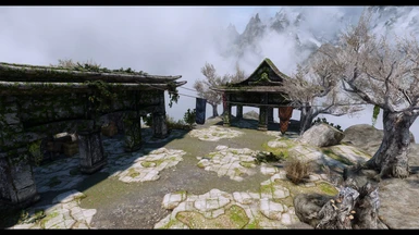 Sky Haven Temple - Decorated Courtyard