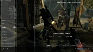 Heavy Studded Armor (Non-Replacer)