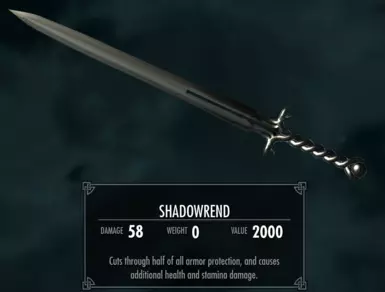 Shadowrend Two-Handed version