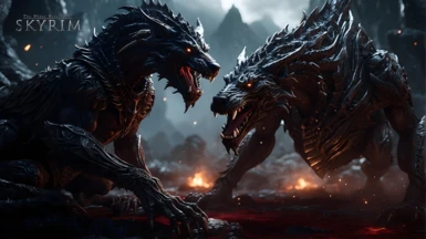  Boziikkodstrun V2 | A cursed dragon by Molag Bal