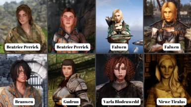 Smol gallery - how they looked as player character :) 
