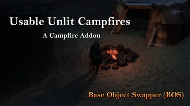 Usable Unlit Campfires - A Campfire Addon