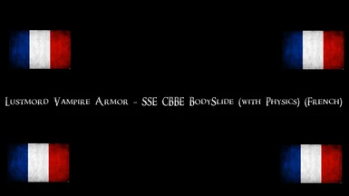 Lustmord Vampire Armor - SSE CBBE BodySlide (with Physics) (French)
