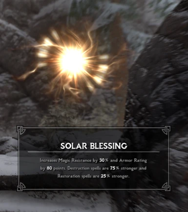 Solar Blessing