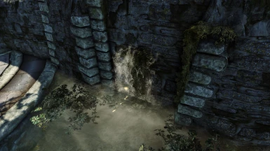 Miscellaneous - Waterfall coming from solid wall