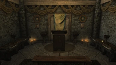 Talos shrines replaced with Shrines to The Old Gods (Wintersun required)