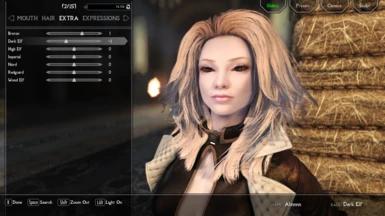 Extra Sliders let me easily convert the preset from human into elven.