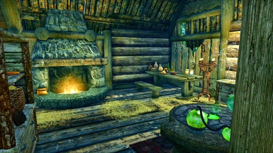 Inside the alchemist's house