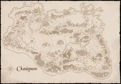 Skyrim and Solstheim Paper Maps by Mirhayasu for FWMF - ru at Skyrim ...