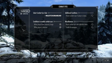 Combat Eyes MCM (v1.0.3 and above)