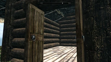 Open Medieval Log Cabin Asset (no load)