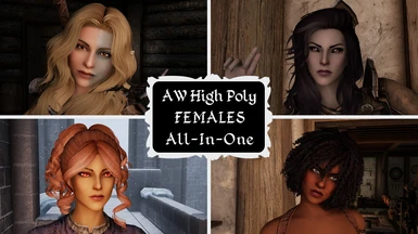 AW High Poly Female Replacers All-in-One