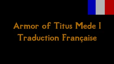 Armor of Titus Mede I Trad FR at Skyrim Special Edition Nexus - Mods ...