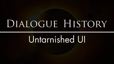 Dialogue History - Untarnished UI Patch