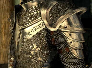 Your inscription on the armor.