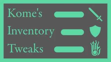 Kome's Inventory Tweaks