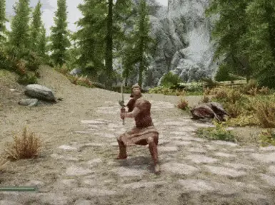 After stiffness fix - Smooth Weapon Jump Animation