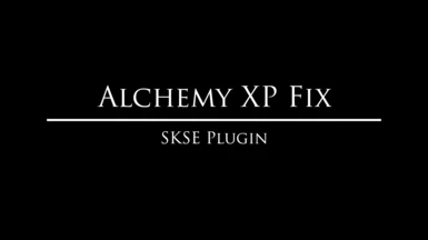 Alchemy XP Fix