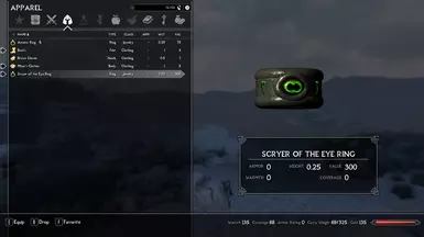 Ring in inventory