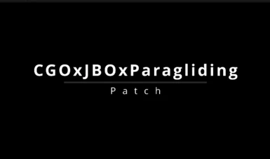 CGO-JBO-Paragliding Patch