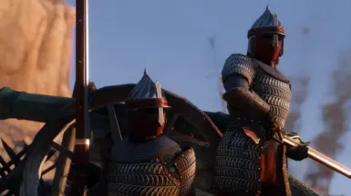 Helmet with NordWarUA Alikr Armor and Ordo Legionis