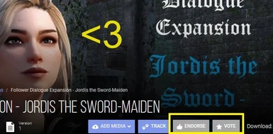 Follower Dialogue Expansion - Jordis the Sword-Maiden - Turkish Translation
