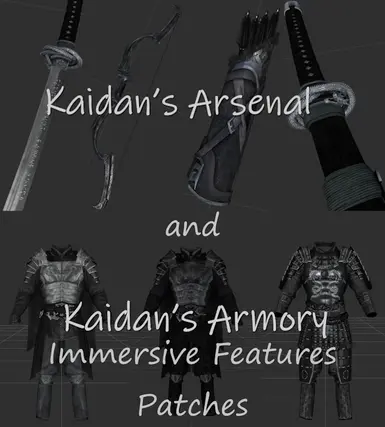 Images are from Kaidan's Arsenal and Armory Mod Pages