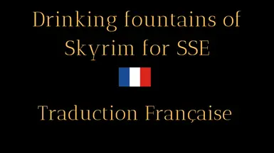 Drinking fountains of Skyrim for SSE - French version (Nolvus) at ...