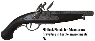 Flintlock Pistols for Adventurers (Fix for 1.6.1170)